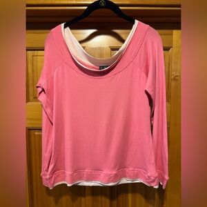 Vogue Pink Long Sleeve Sweatshirt